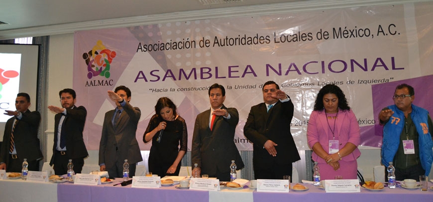 Autoridades Locales de Izquierda Agrupados en La AALMAC Eligen Nueva Mesa Directiva para el Periodo 2015-2016